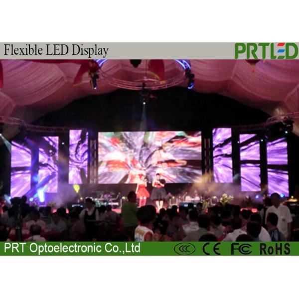 Waterproof Flexible LED Display P12.5 Indoor / Outdoor Event Soft LED Mesh