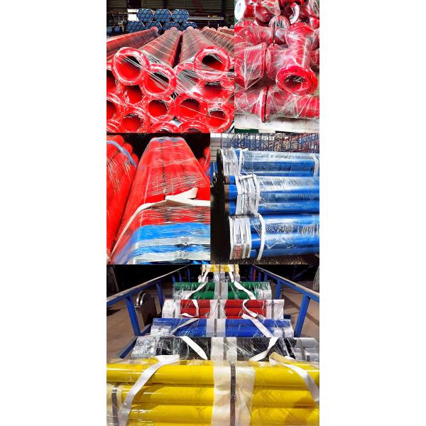 Internal and External Coated Plastic Steel Pipe Drain Pipe Fire Pipe