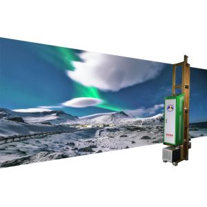 5m Lead Rails Vertical Uv Wall Painting Printer Any Width Printing