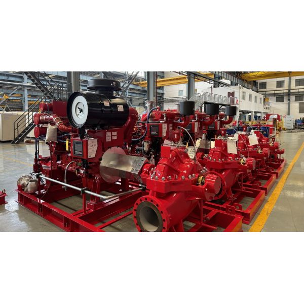 SCF250-200-600 Diesel Engine Driven Split Case Fire Pump 4500 GPM UL/FM