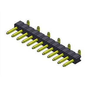 Pin Header Connector 2.00mm Single Row SMT TYPE 1*2PIN To 1*40PIN H=1.50MM