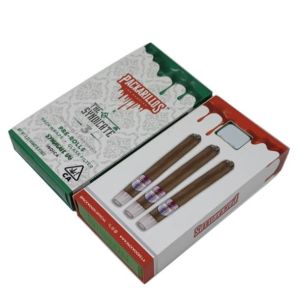 Cheap CDR Debossing Cigarette Packaging Box Recyclable Kraft Paper 1000pcs for sale