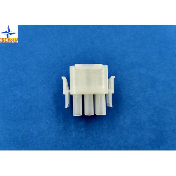 Quality 6.35mm Pitch Wire To Wire Connectors Triple Row PA66 Material Crimp type Power Connector wholesale