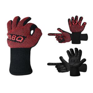 932 °F Heat Resistant Food Handling Gloves Aramid Fiber And Cotton Material