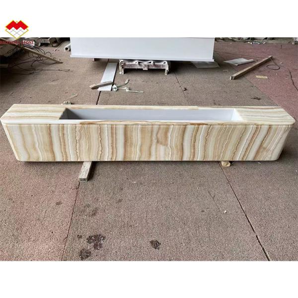 Quality Elegant Living Room Furniture Natural Marble TV Table Stand Set with White Wooden Veins wholesale