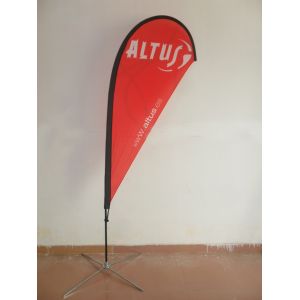 Exhibition Event Teardrop Feather Banner Dye sublimation printing