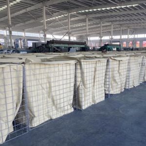 Galvanized Sand Container Defense Hesco Barrier Wall By Welded Gabion Box