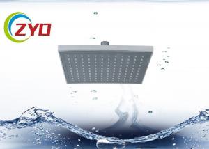 200 X 200mm Overhead Rain Shower Head , Chrome Plated Water Saving Shower Head