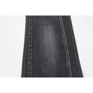 High Elastic 11.5Oz Denim Fabric Black Color With White Backside Roll For Man