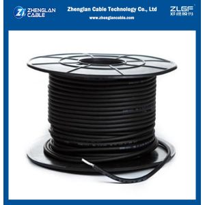 6mm2 PV DC Solar Cable Black For Solar Panels Connection 1.5KV DC H1Z2Z2-k