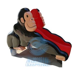 Water Amusement Park Carnivals Chimpanzees Mini Swimming Pool Fiberglass Slide