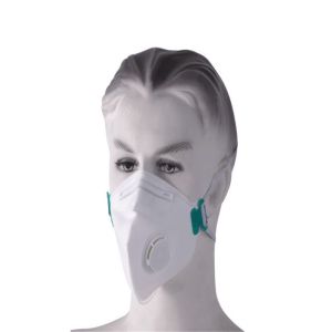 3 Ply Non Woven Medical Mask , Asbestos Dust Mask Folded For Painting / Spraying Workshop