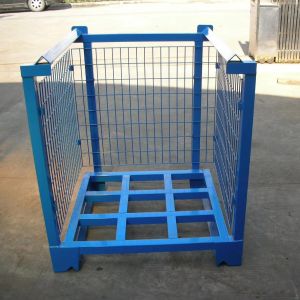 Heavy Duty Stackable Pallet Racks Customized Warehouse Stackable Steel Storage