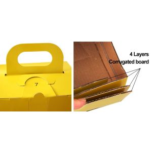 10L Biodegradable disposable white Cardboard box Medical Sharps Box