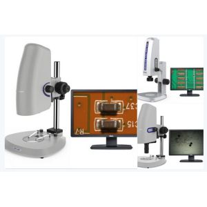 High Definition Video Microscope System With Coarse And Fine Adjustment Elevator