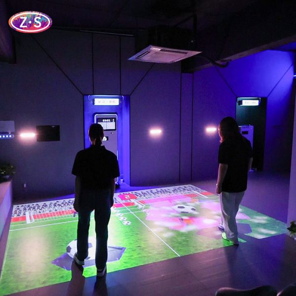 Quality Wireless Control All-in-one Mobile Interactive Floor Projection With Touch Screen wholesale