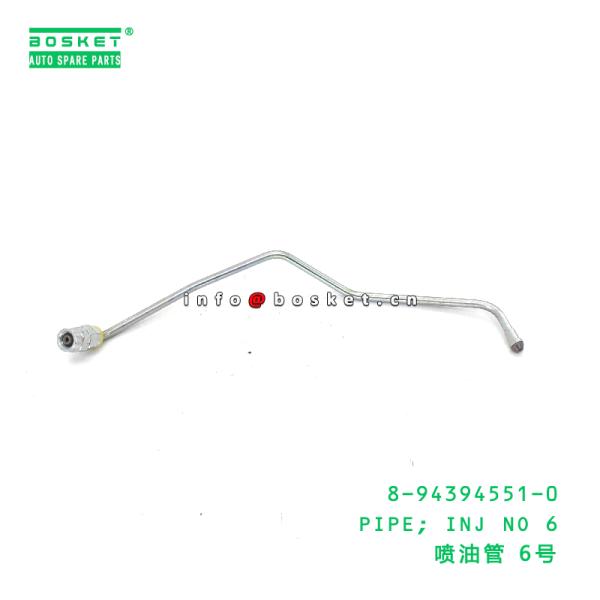 Quality 8-94394551-0 Injection No 6 Pipe suitable for ISUZU   8943945510 wholesale