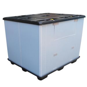 China 2mm - 11mm Plastic Pallet Box Waterproof Collapsible Pallet Pack Containers Customized on sale