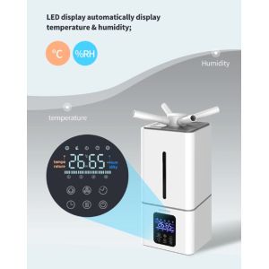 Intelligent Cool Mist Ultrasonic Humidifier Rotary Knob 13L Greenhouse Fruit