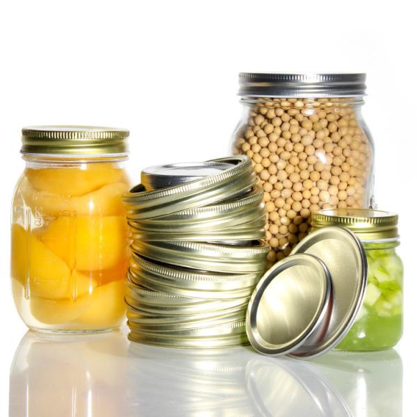 Quality                  Wholesale 70 mm Separate Canning Mason Jar Tinplate Screw Lid for Home Canning              wholesale