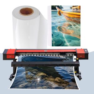 90gsm Inkjet Printing Sticker Glossy Coating Front Paper For Label Material