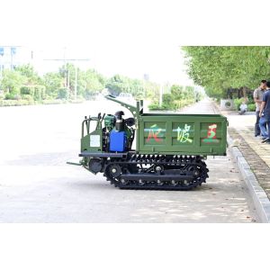 Hydraulic Tipping GF2000 Dumper Crawler Dumper Transporter For Construction Site
