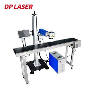 30W 50W 100W Flying Online Fiber Laser Marking Machine PVC PP PPR PE Pipe Water