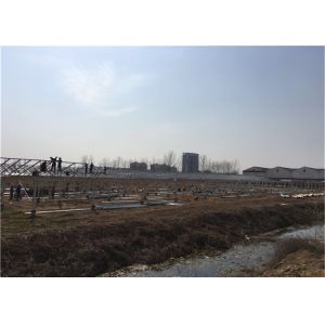 5kw Greenhouse Solar System Ground Mount 10-60° Tilt Angle Thickness 2.0mm/2.5mm