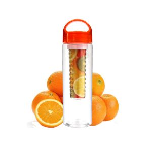 Leakproof 700ml 800ml Water Bottle Custom Print BPA Free Insulated Fruit Infuser
