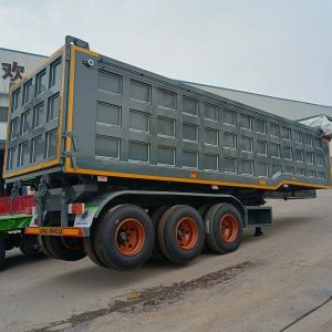 3-Axle JOST 2.0/3.5-Inch Kingpin 12R20 Tires (12R22.5 Can Be Customized) Dump