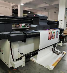 CMKY White Inkjet Roll To Roll Printer With Up To 200 Sqm Printing Speed
