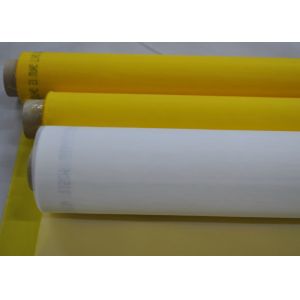 Cheap 45&quot; White 160 Mesh Screen Polyester Printing For Glass / Ceramic , FDA Listed for sale
