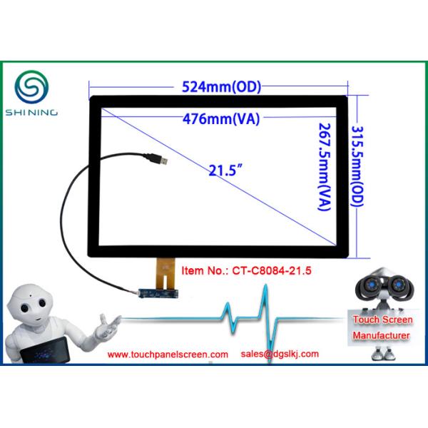 21.5 Inch 16:9 Projected Capacitive Touch Screen With USB Interface COB Type