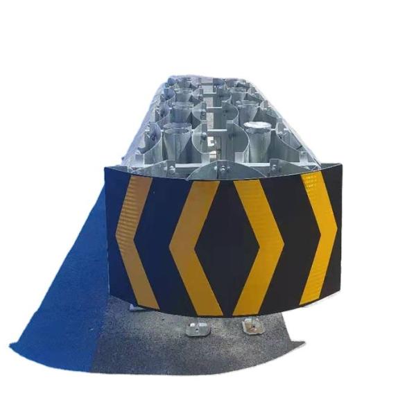 Road Barrier Crash Cushion ISO9001 2008 Certified Highway Guardrail for Traffic