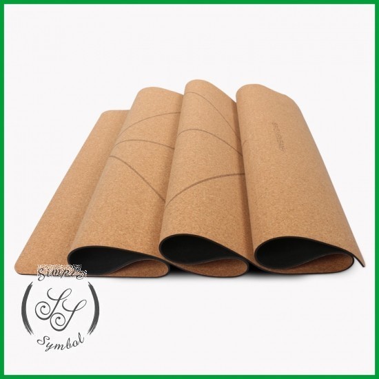 Quality Patterned Cork Yoga Mat,ECO-Friendly Yoga Mat,Gym Mat wholesale