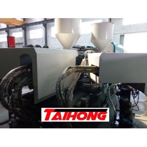 Two Coloured Industrial Plastic Moulder Machine Horizontal Standard