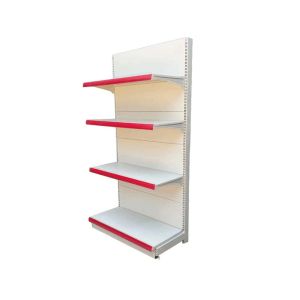 Convenience store gondola shelving cigarette display racks
