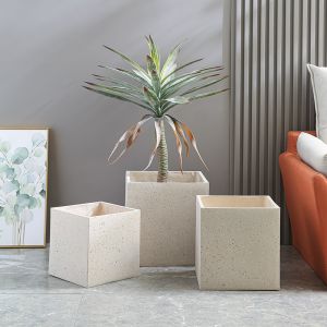 Stunning Garden With Our Durable Fiber Clay Planters D440*390MM