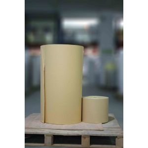 Kraft Paper Hot Glue Self Adhesive Label Materials 80g Surface Thickness