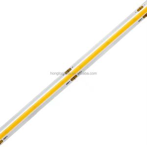 Cheap Damproof COB LED Strip CRI90 300LEDs/m 10m/roll with 3M Tape and No Voltage-drop DC12V for sale