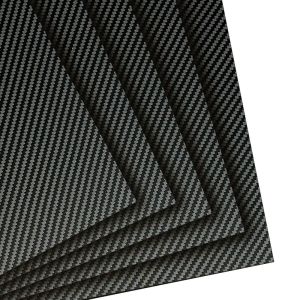 Glossy / Matte 3K Carbon Fiber Sheet Twill Matte Carbon Fiber Composite Plate