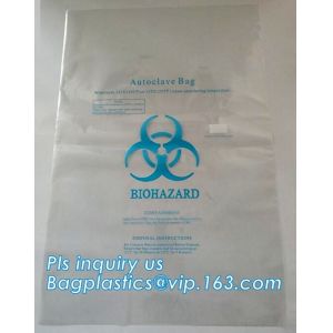 biodegradable biohazard bag/Recycled garbage bag, Polyethylene Biohazard Printed