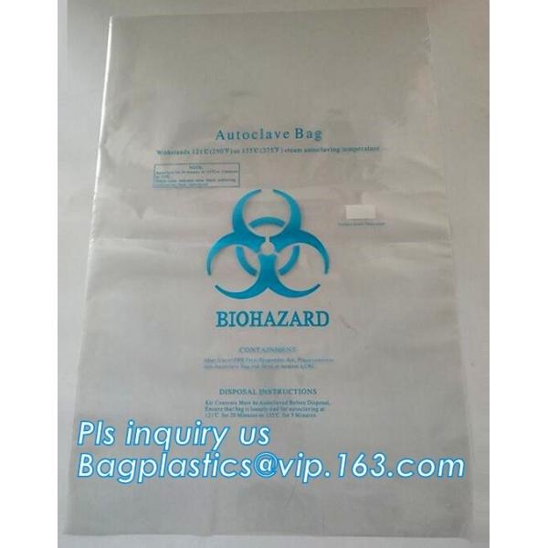 biodegradable biohazard bag/Recycled garbage bag, Polyethylene Biohazard Printed