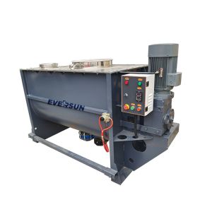 Cheap Horizontal Animal Feed Ribbon Blender Mixer Mushroom Substrate With Heat 200 Kg for sale