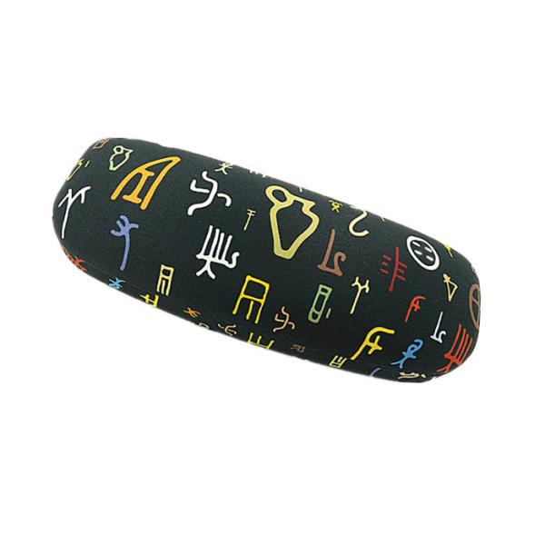 Quality Iron Optical Eyeglass Cases Hard Shell With Interesting Graffiti Pattern wholesale