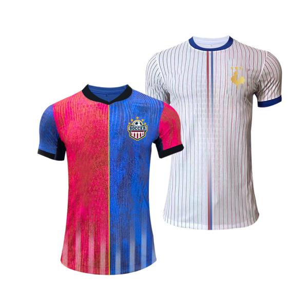 Lightweight Polyester Soccer Jerseys Durable Fabric Sleek Design For Matches &