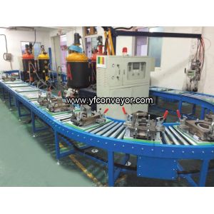 Powered Roller Conveyor System in warehouse, new factory, workshops, etc