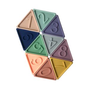 Developmental Children'S Educational Toy Animal Pattern Triangular Building