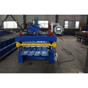 Corrugated and IBR Double Layer Roll Forming Machine Full Automatic Plc Control