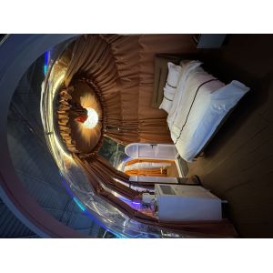 Flame Retardant Safe Dome Glamping Tent Transparent Inflatable Bubble House